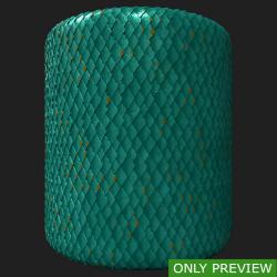 PBR Texture of Snake Skin